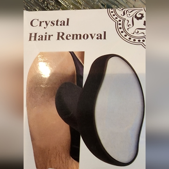 New Crystal Hair Eraser set of 2 Painless Hair Remover Fast Exfoliate unisex - Picture 4 of 6